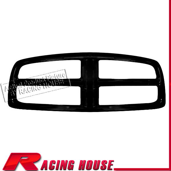 02-05 dodge ram 1500 2500 pickup truck front bumper grille black molding panel