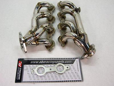 Obx exhaust header 00-01 gmc yukon 4.8l 5.3l 2wd & 4wd