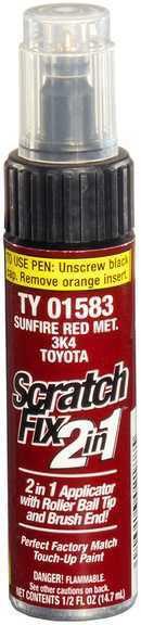 Dupli-color dc ty01583 - touch up paint scratch fix tube - import, toyota