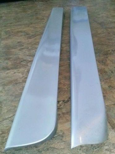 97-03 grand prix coupe silver door caps moulding pair