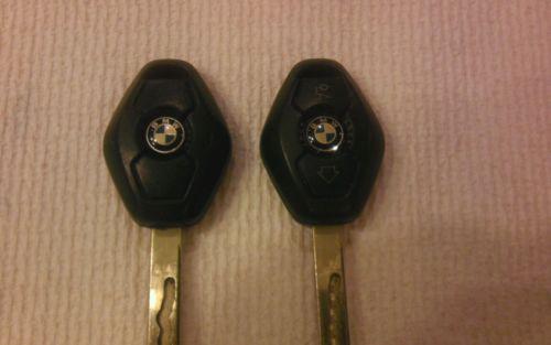 Bmw key remote fcc-lx8 fzv used key fob