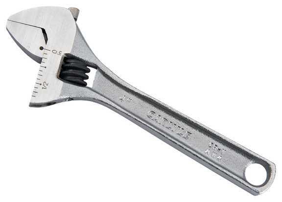 Carlyle hand tools cht aw4 - wrench, adjustable; 4""; matte