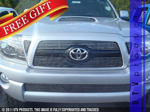 2011 toyota tacoma billet grille 6pc combo chrome kit (fits: 11 tacoma) custom 