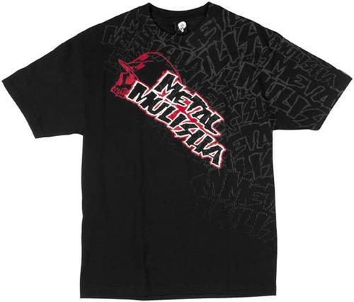 New msr metal mulisha trained adult cotton tee/t-shirt, black, large/lg