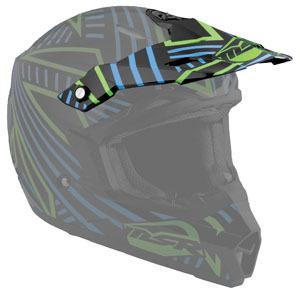 New msr helmet parts 012 assault adult, black/blue, visor