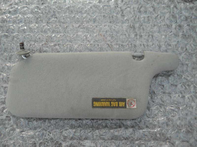 Honda civic gray grey sun visor sunvisor right passenger side rh 96 97 98 99 00