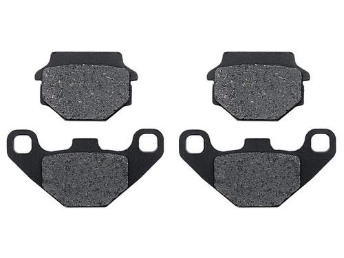 Front + rear kevlar brake pads for 1990-1991 ktm dxc exc egs 350 brembo calipers