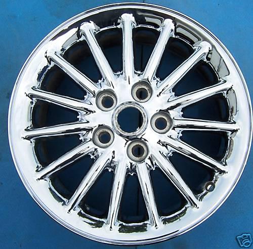 One chrysler 300m lhs concorde dodge intrepid 16" factory oem wheel rim chrome