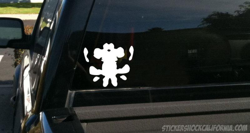 Watchmen rorschach white vinyl decal sticker