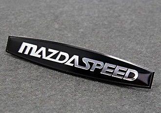 G249 mazdaspeed black emblem decal badge sticker