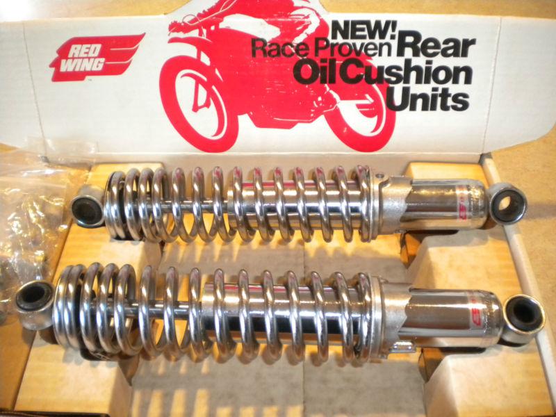 Nos red wing shocks - yamaha ty 250 175 - montesa ossa bultaco trials ahrma