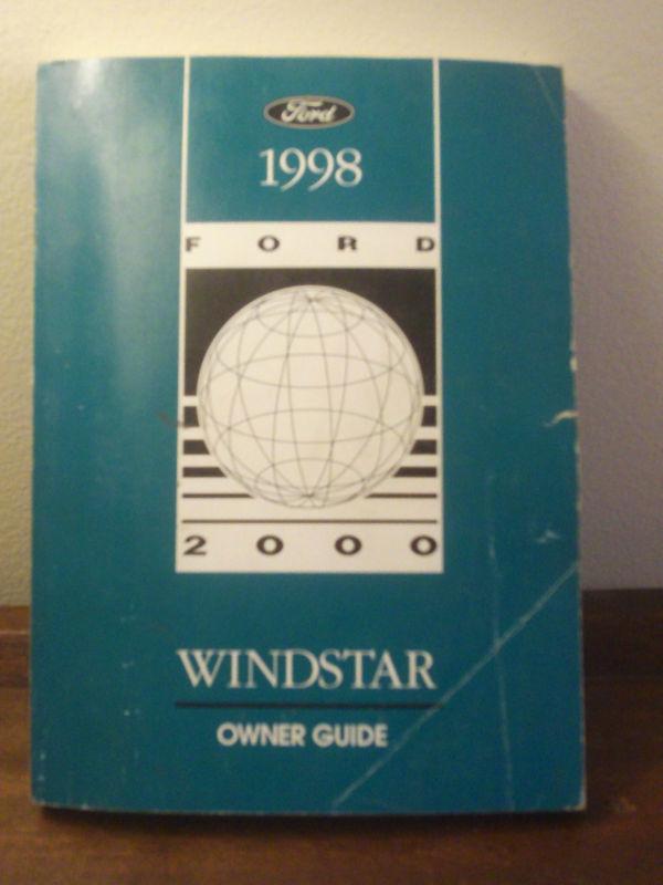 1998 ford windstar owner's manual