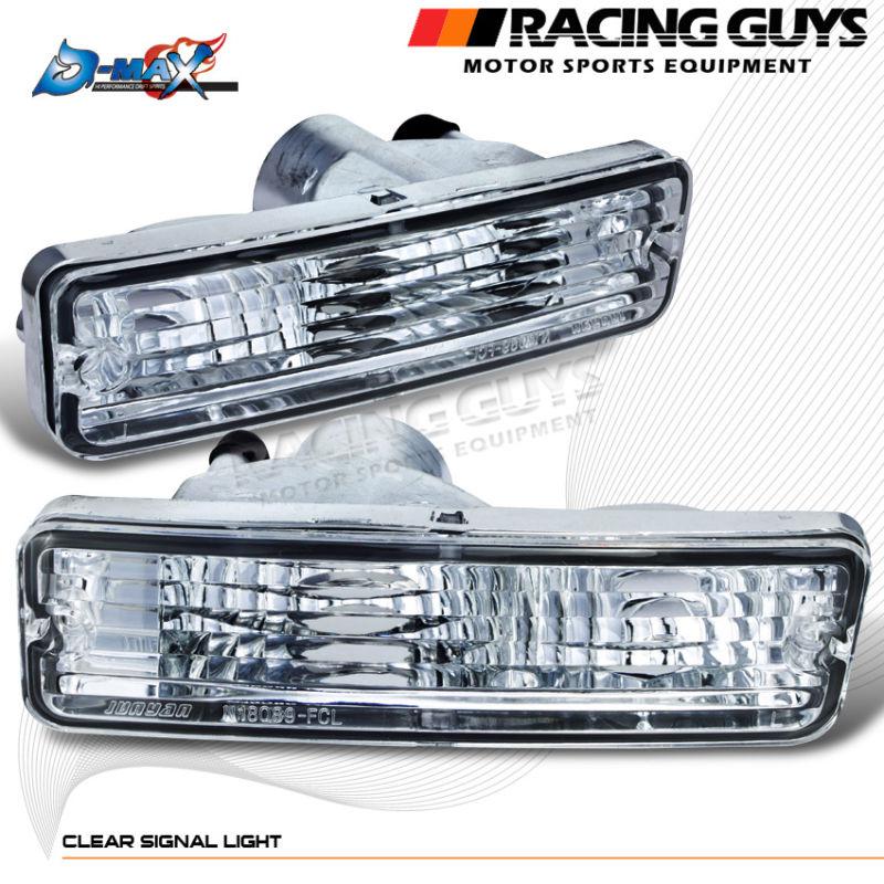 1989-1994 nissan 240sx 180sx dmax type-x crystal signal bumper paraking lights