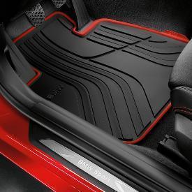 Bmw f30 3-series front rubber floor mats for sport line sedan