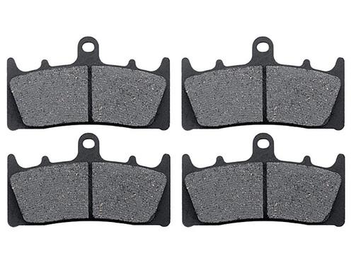 Front carbon kevlar brake pads for 2002-2003 kawasaki vn 1500 vulcan mean streak