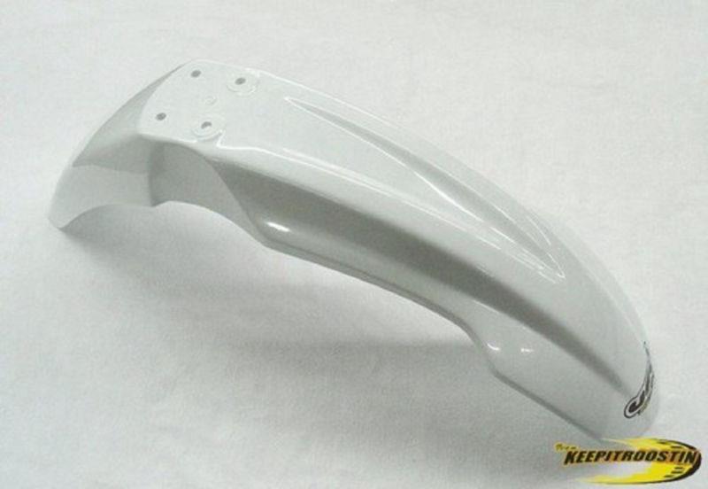 Ufo white front fender plastic for honda cr 125 250 2004-2007 cr125 cr250