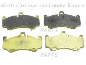 Porsche 911 1999 2000 - 2009 pagid racing brake pad set - racing rs 29 (yellow)