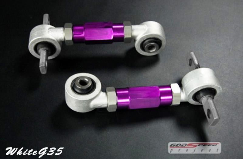 Godspeed gen2 purple rear camber arm kit honda civic crx del sol ef eg ek dc2