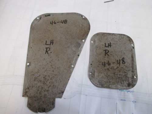 1946, 1947, 1948  chevy gm car inside door access panels, two (2)