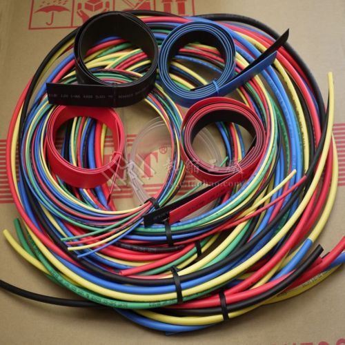 55m heat shrink cable wrap assortment tubing electrical connection wire sleeve