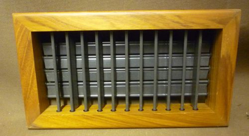 10&#034; x 5&#034; teak ac return air vent