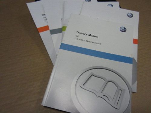 2013 volkswagen cc owners manual (oem)    - j0650