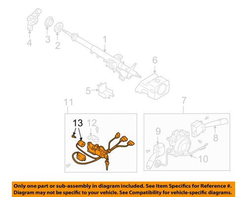 Subaru oem 2004 outback-ignition switch 83139fc001