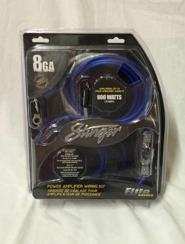 Stinger 800 watt 8 gauge awg amp amplifier install wiring kit