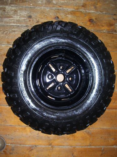 4x4  front tires with rims - dunlop at25x8-12