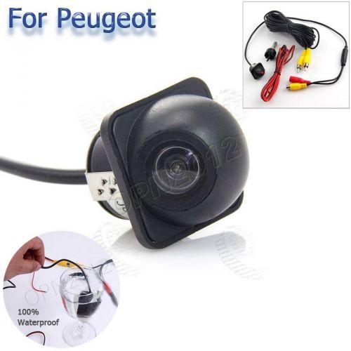Mini ccd car rearview reverse backup parking camera hd full vision for peugeot
