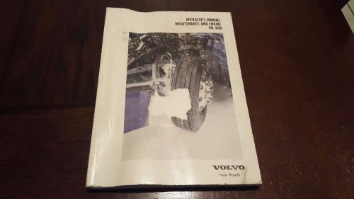 Volvo operator&#039;s manual maintenance and engine vn d12, vhd d12