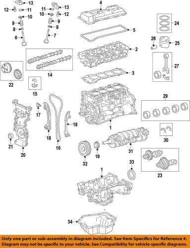 Toyota oem-engine timing camshaft gear 130500v040