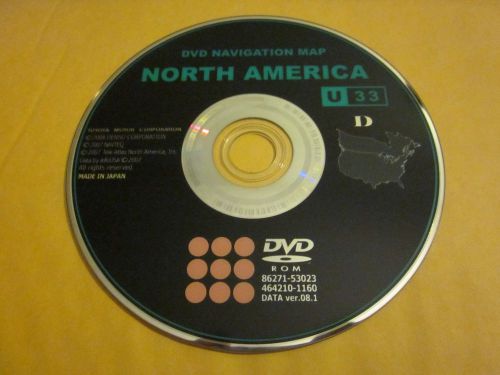 2006 2007 2008 2009 lexus is250 is350 isf navigation dvd data ver. 8.1 oem