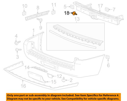 Gm oem stabilizer sway bar-front-stabilizer sway bar bolt 11519393