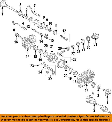 Gm oem front drive-axle assembly 22791460