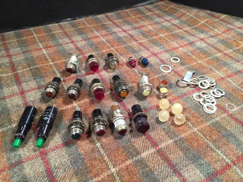 Dialco vintage dash lights panel various colors excellent lot here