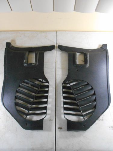 Pair of vintage original 1970 ford mustang mach 1 black kick panels