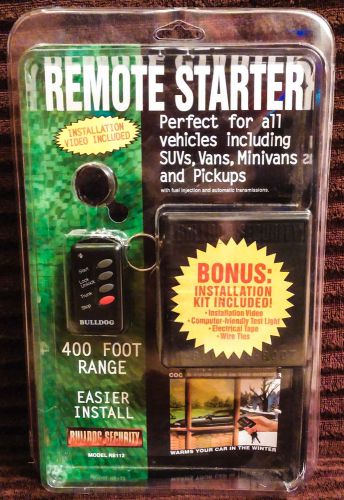 Remote starter, bulldog security rs112