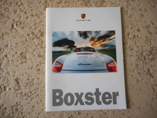 1998 porsche boxster factory brochure color 30 pages u.s. version