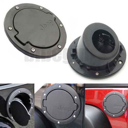 For jeep wrangler mopar 07-15 gas fuel cap filler  2/4 door aluminum tank cover