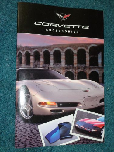 2002 / 2003 chevrolet corvette accessories catalog / pictured accessory brochure