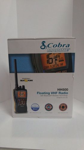 %cobra mr hh500 flt bt floating 6w vhf radio w/bluetooth!! free shipping!!%