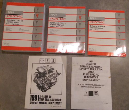 1991 pontiac grand prix service manual and supplements