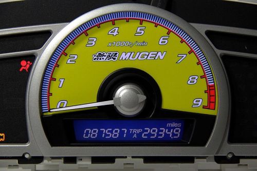 Pure jdm mugen rr style fd2  fa5 fg2 si  r18 honda  civic 06 - 2011  glow gauges