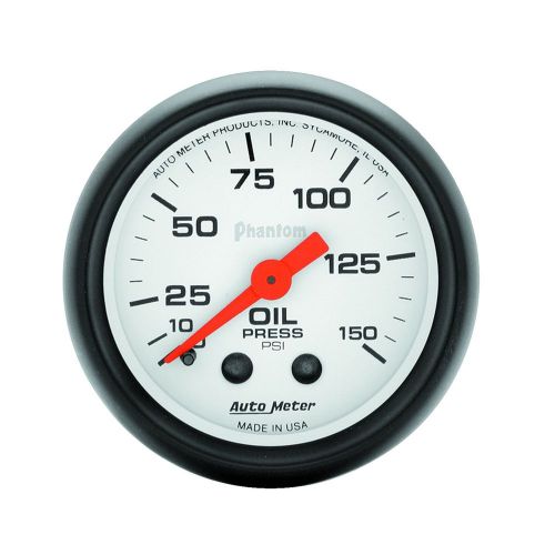 Auto meter 5723 phantom; mechanical oil pressure gauge