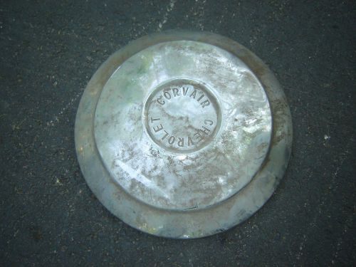 Vintage old antique 1960&#039;s chevrolet corvair hubcap 9 inch chevy
