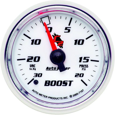 Auto meter 7107 c2; mechanical boost/vacuum gauge