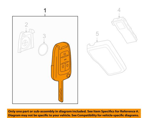 Gmc gm oem 10-15 terrain keyless entry-transmitter 13504259