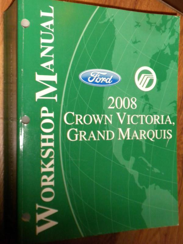 2008 ford crown victoria mercury grand marquis factory workshop manual