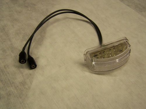 Truck lite clear led license plate lamp 15205